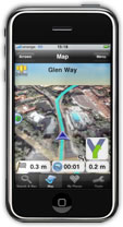 amAze GPS on the iphone